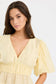 Vexing Puff Sleeve V Top (Butter)