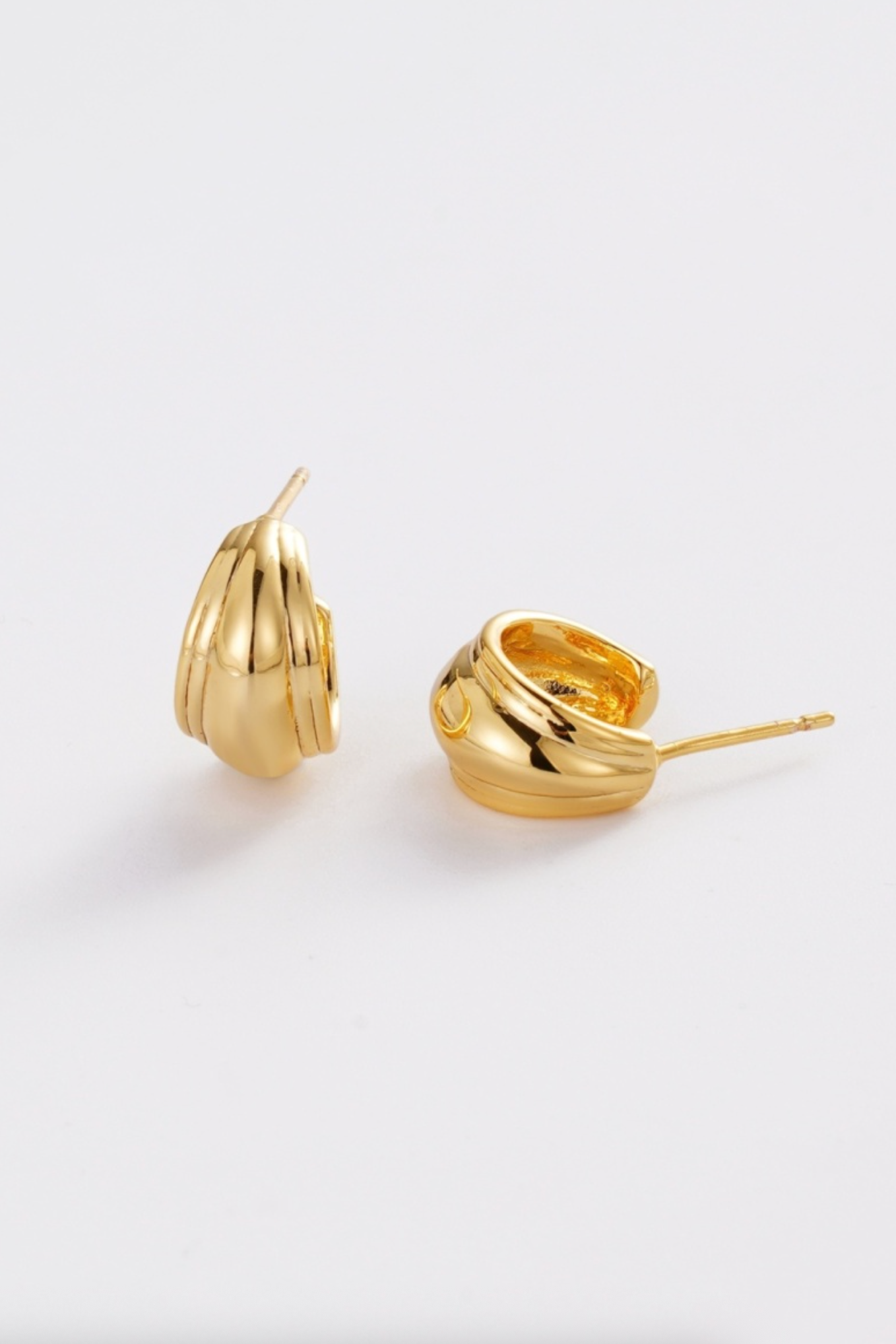 Zafino Vicky Small Statement Hoop Earrings Gold | Women's Jewellery | Gretel Lane