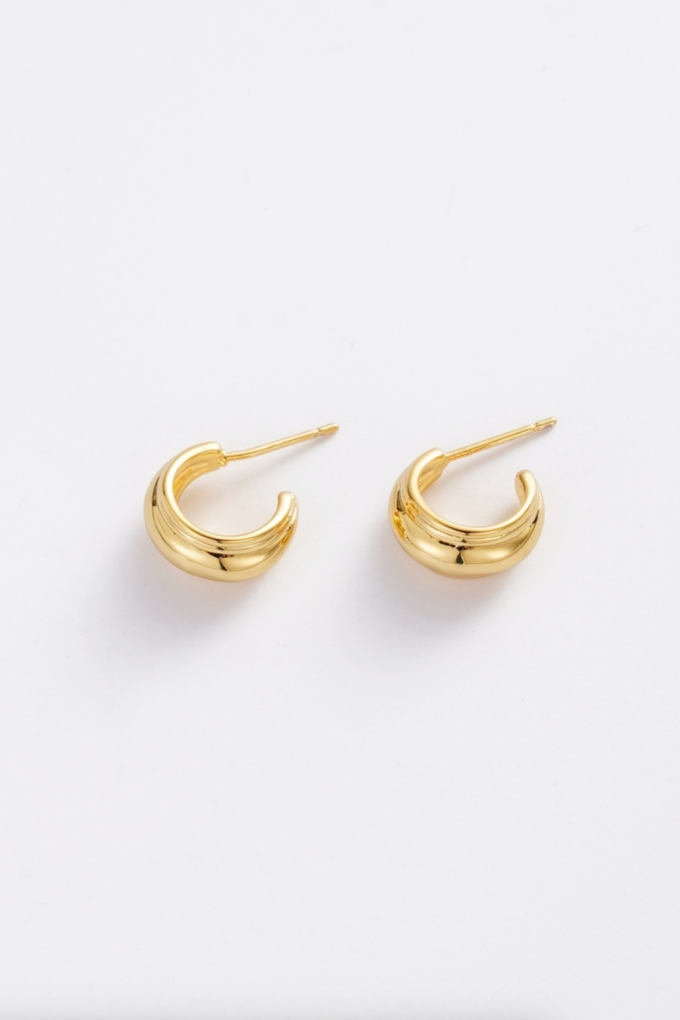 Zafino Vicky Small Statement Hoop Earrings Gold | Women's Jewellery | Gretel Lane