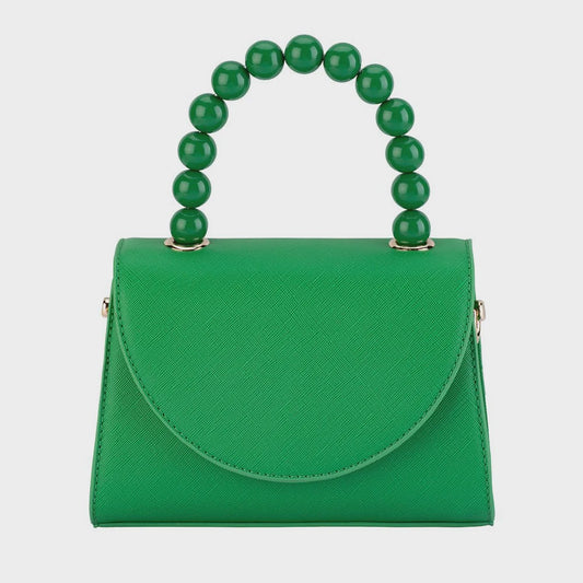 Wendy Acrylic Bead Bag (Green)