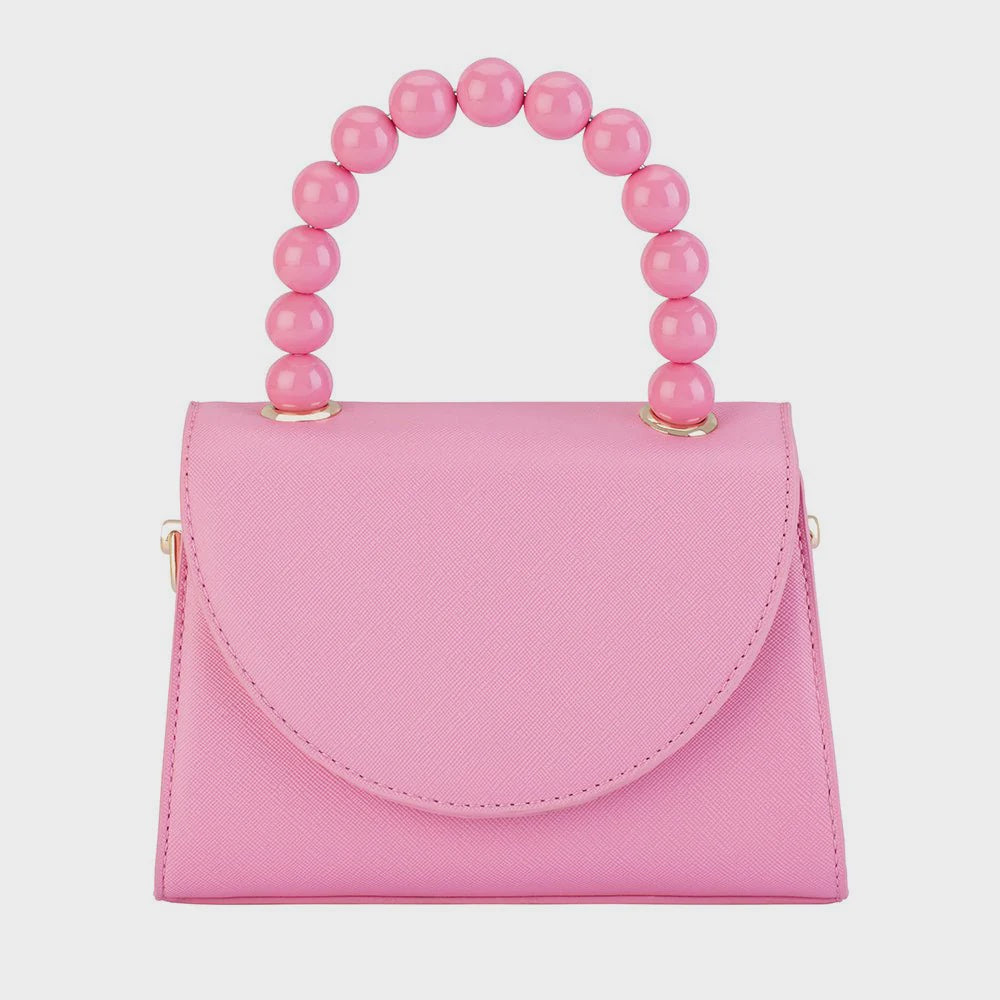 Wendy Acrylic Bead Bag (Pink)