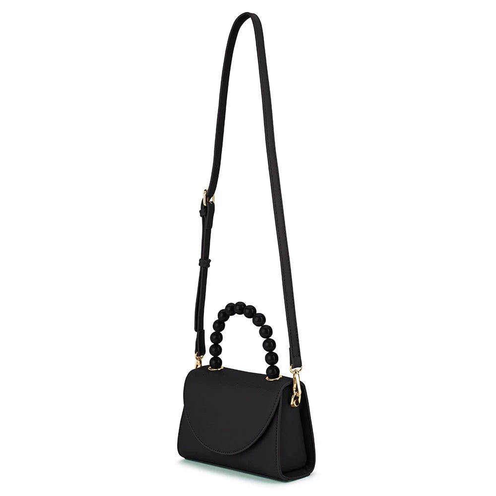 Wendy Acrylic Bead Bag (Black)