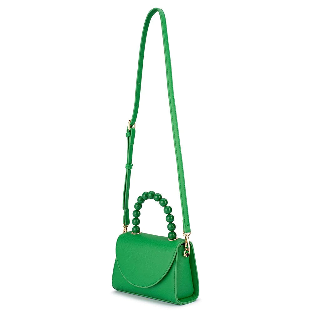 Wendy Acrylic Bead Bag (Green)