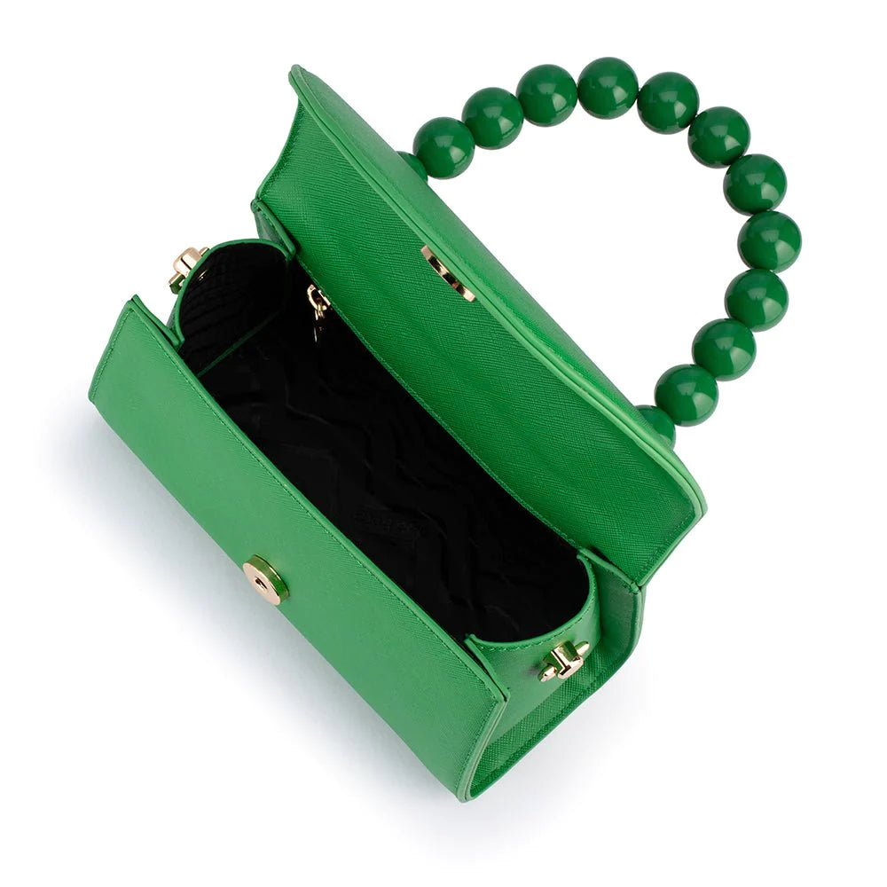 Wendy Acrylic Bead Bag (Green)