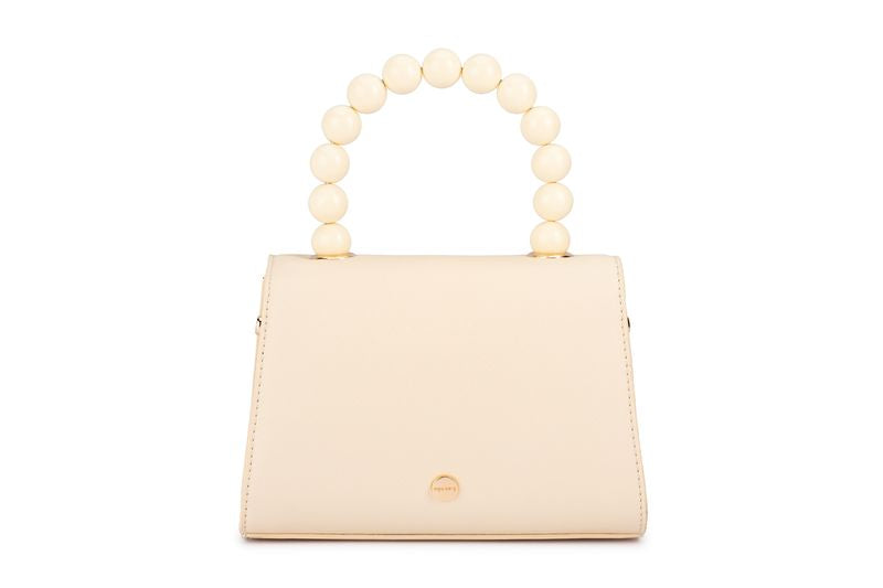 Wendy Acrylic Bead Bag (Natural)