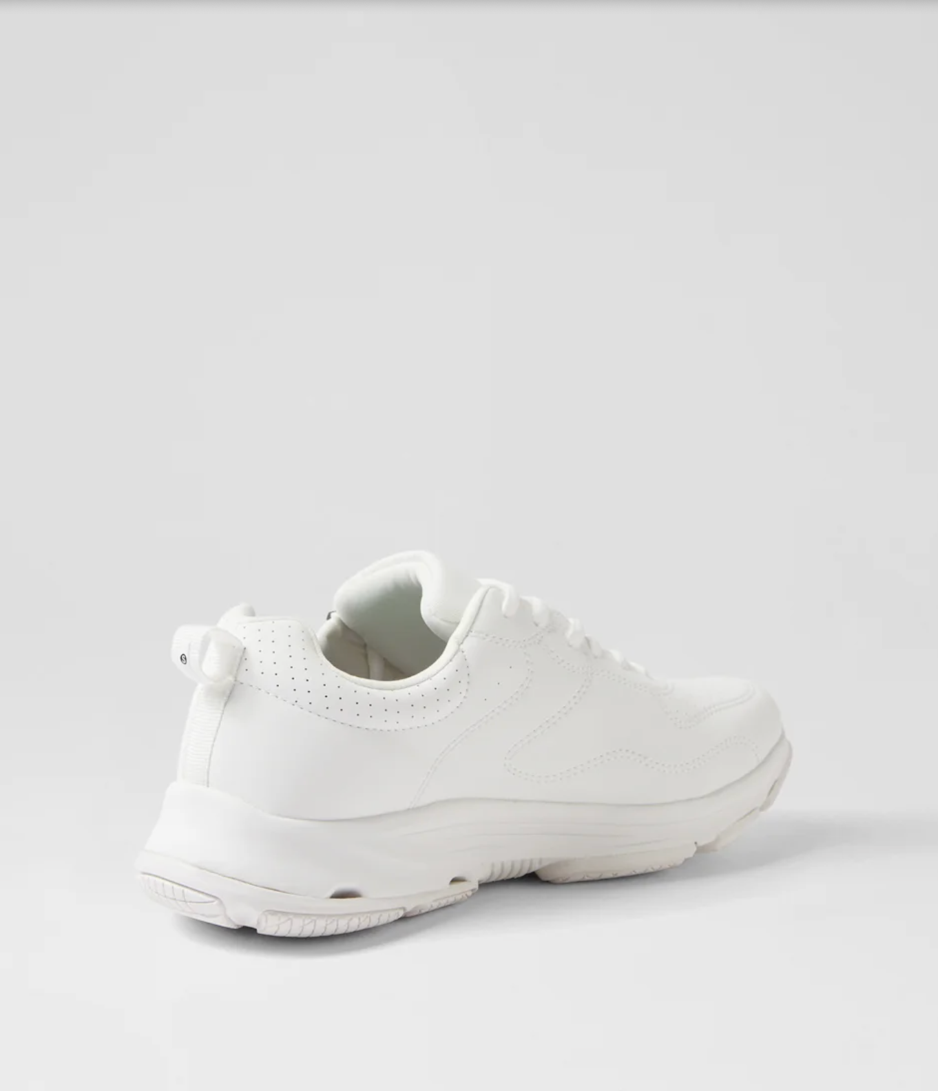 SuperSoft Women's Willin lightweight White Zip Sneaker | Gretel Lane