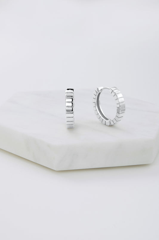 Willow Hoop (Silver)