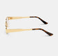 Roc Winx Oval Metal Frame Sunglasses Gold | Women's Sunglasses | Gretel ane