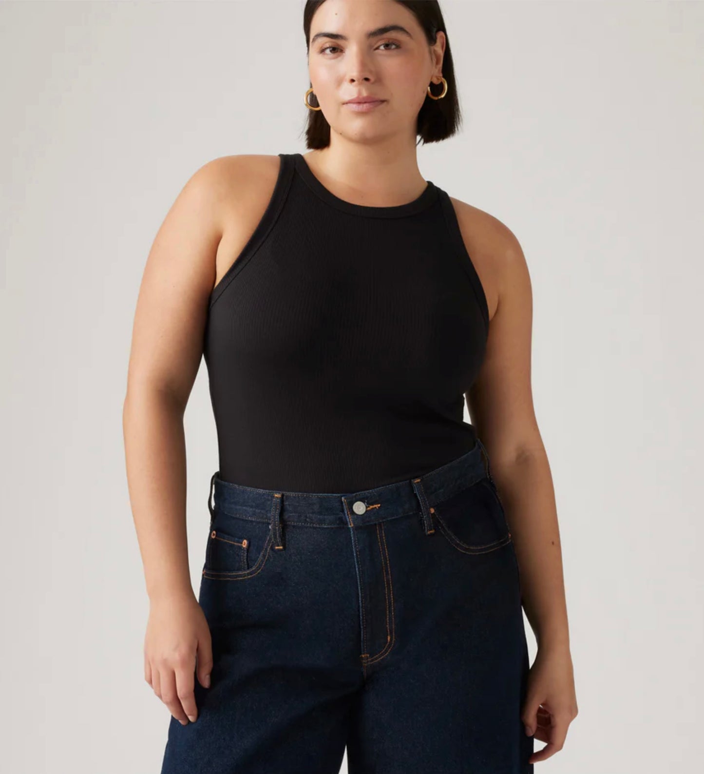 Levi Women's XL Straight Jeans in Dark Blue | Gretel Lane