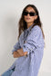 You Got This Oversized Shirt (Blue Stripe)