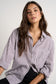 You Got This Oversized Shirt (Chocolate Stripe)