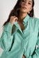 You Got This Oversized Shirt (Green Stripe)