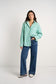 You Got This Oversized Shirt (Green Stripe)
