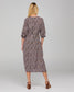 Boom Shankar Women's A-line Midi Purple Floral Yuna Dress | Gretel Lane