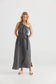 Zagora Dress (Charcoal)