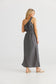 Zagora Dress (Charcoal)