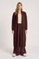 Eb & Ive Women's Knit Blend Maroon Zala Cardigan | Gretel Lane