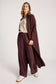 Eb & Ive Women's Knit Blend Maroon Zala Cardigan | Gretel Lane