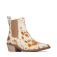 EOS Women's Zenar Chelsea Ankle Boot in Texas Gold Pony Hair | Gretel Lane
