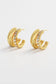 Zafino Zoe Double Crystal Hoop Earring Gold | Women's Jewellery | Gretel Lane