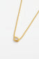 Zafino Gold Ball Chain Zoe Necklace with Crystal Pendant | Gretel Lane