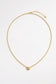 Zafino Gold Ball Chain Zoe Necklace with Crystal Pendant | Gretel Lane
