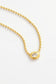 Zafino Gold Ball Chain Zoe Necklace with Crystal Pendant | Gretel Lane