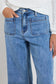 Zoey High Rise Wide Leg Jean (Signature Blue)