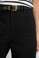 Among the Brave Zoey Tailored High Rise Wide Leg Pocket Pants in Black | Women's Pants | Gretel Lane