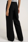 Among the Brave Zoey Tailored High Rise Wide Leg Pocket Pants in Black | Women's Pants | Gretel Lane