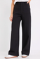 Among the Brave Zoey Tailored High Rise Wide Leg Pocket Pants in Black | Women's Pants | Gretel Lane
