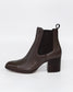 Django & Juliette Women's Brown Leather Zubia Ankle Boot | Gretel Lane