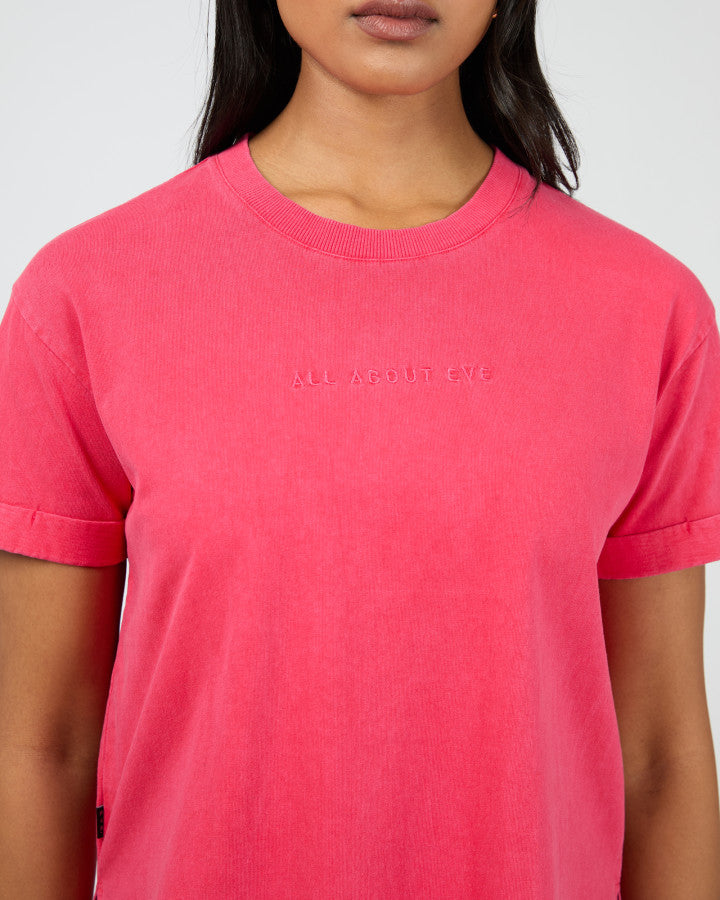 AAE Washed Tee (Berry)