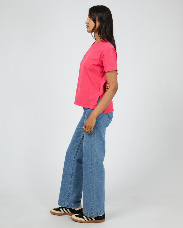 AAE Washed Tee (Berry)