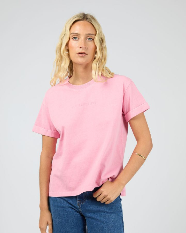 AAE Washed Tee (Carnation Pink)