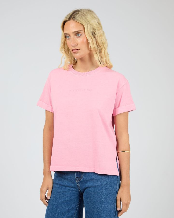 AAE Washed Tee (Carnation Pink)
