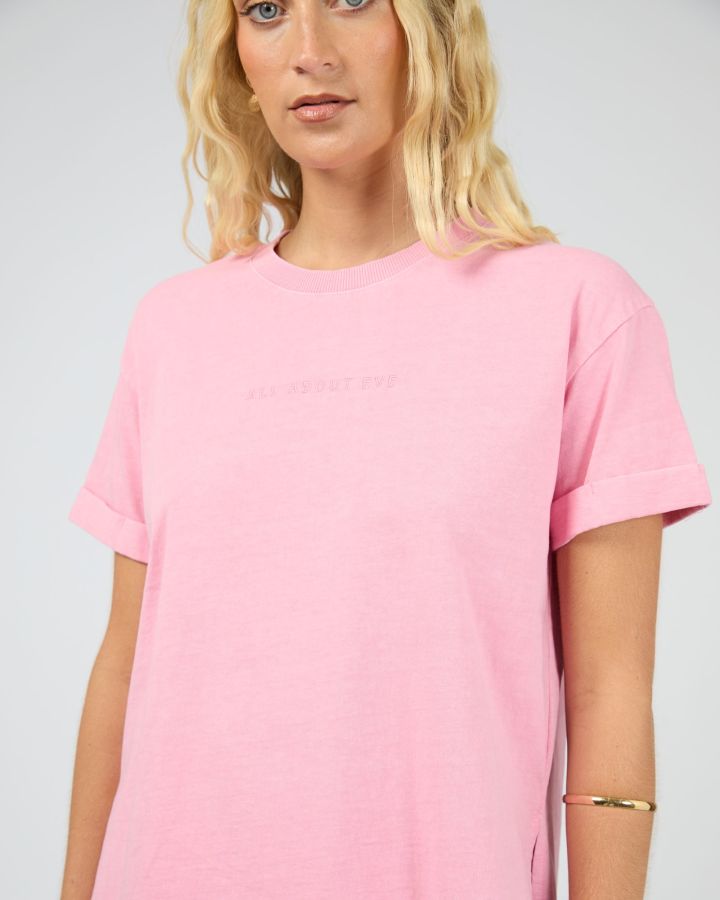 AAE Washed Tee (Carnation Pink)
