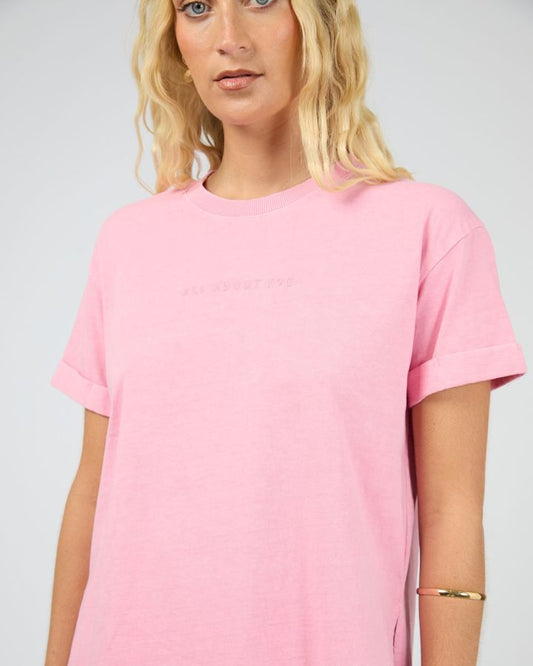 AAE Washed Tee (Carnation Pink)