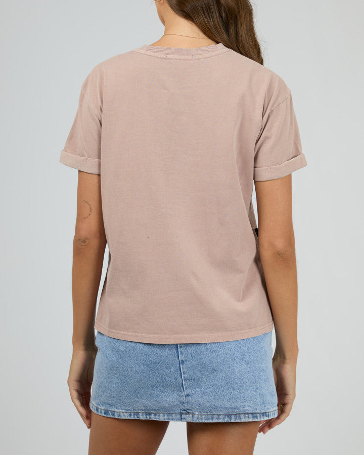 All About Eve Washed Cotton Tee in Fawn | Women's T-shirts | Gretel Lane