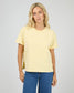 AAE Washed Cotton Tee Lemon | Women's T-shirt | Gretel Lane