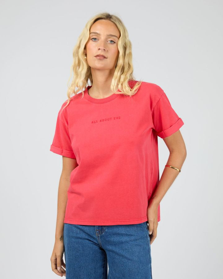 AAE Washed Tee (Red)