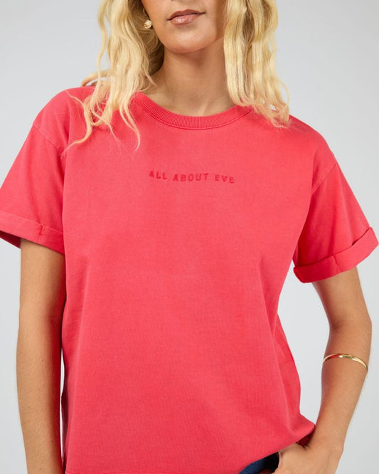 AAE Washed Tee (Red)