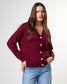 Stella + Gemma Academy Knit Cardigan in Oxblood | Women's Clothing | Gretel Lane