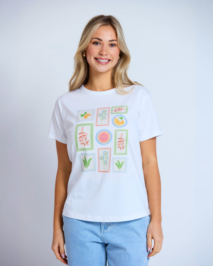 Ace Tee (White/ Postcards from Italy)