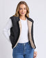 Foxwood Women's Sherpa Lined Alberta Vest in Black | Gretel Lane