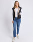 Foxwood Women's Sherpa Lined Alberta Vest in Black | Gretel Lane