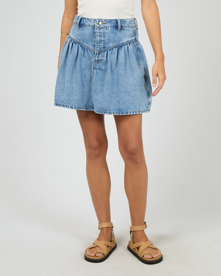 All About Eve Arlo Denim Mini Skirt Light Blue | Women's Clothing | Gretel Lane