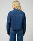 Banks Cropped Heritage Blue Denim Jacket | Gretel Lane
