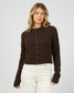 All About Eve women's  Brown Knit Bayside Cardigan | Gretel Lane