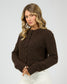All About Eve women's  Brown Knit Bayside Cardigan | Gretel Lane